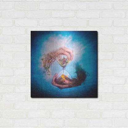 Luxe Metal Art 'Where Stories Unfold' by Mario Sanchez Nevado, Metal Wall Art,24x24