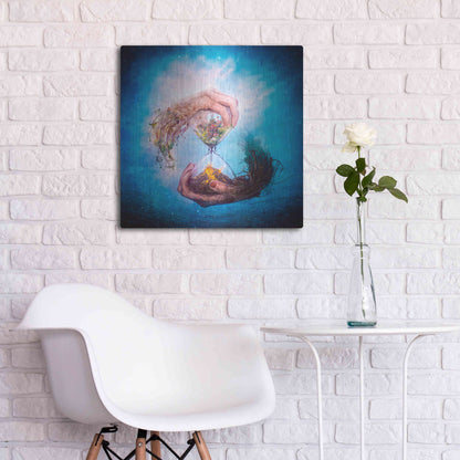 Luxe Metal Art 'Where Stories Unfold' by Mario Sanchez Nevado, Metal Wall Art,24x24