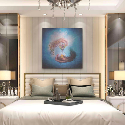 Luxe Metal Art 'Where Stories Unfold' by Mario Sanchez Nevado, Metal Wall Art,36x36