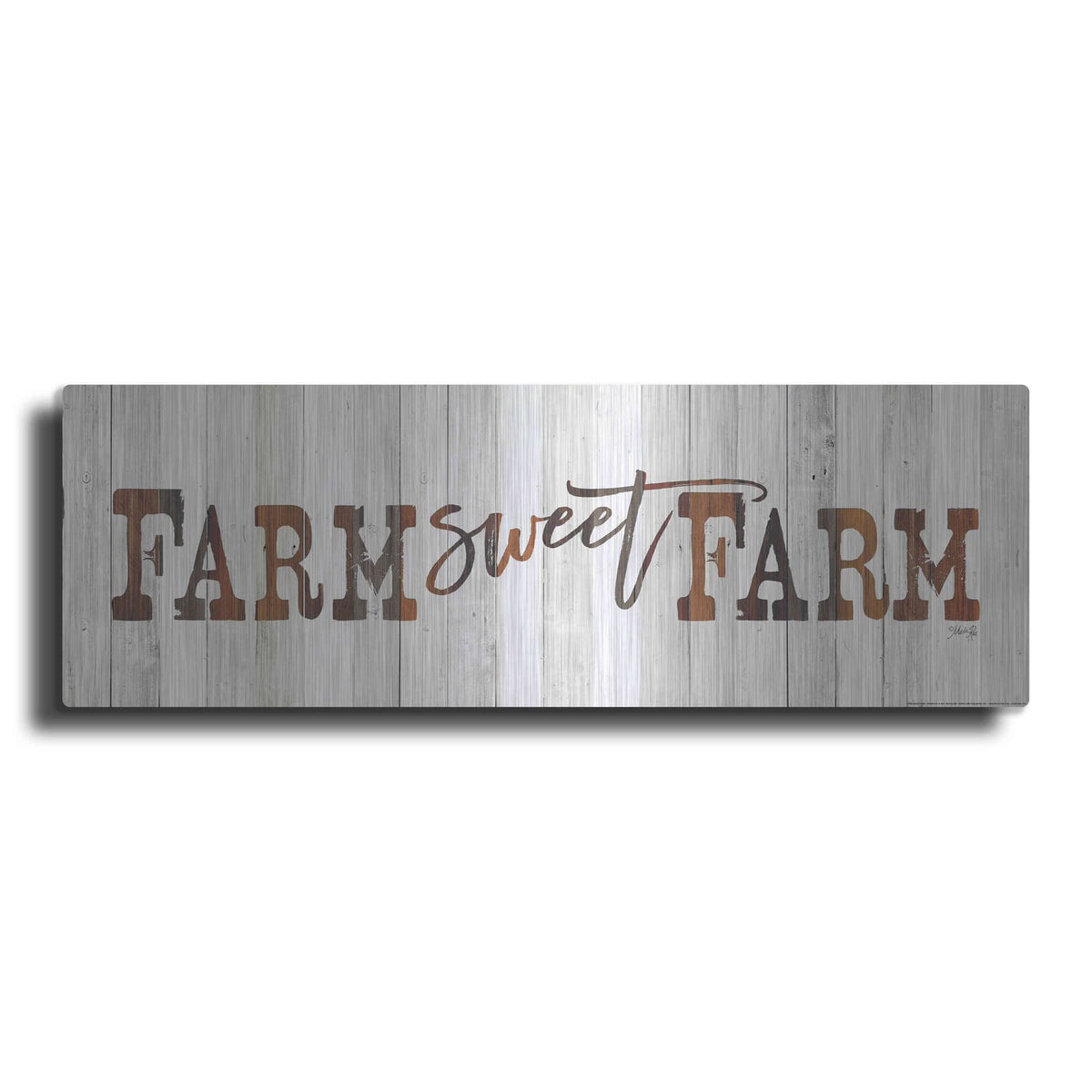 'Farm Sweet Farm' by Marla Rae – Metal Wall Art