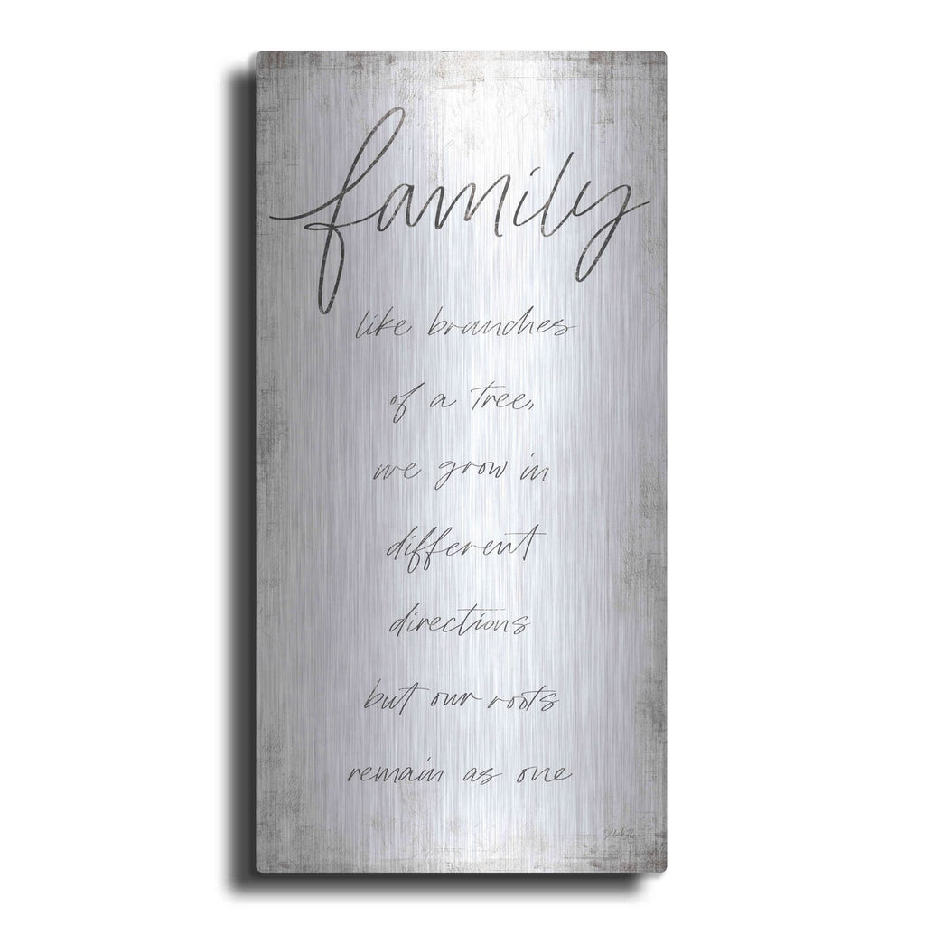 'Family - Like Branches of a Tree' by Marla Rae – Metal Wall Art