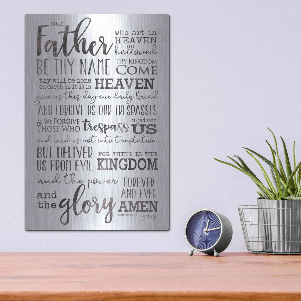 'Our Father' by Marla Rae – Metal Wall Art, 12x16 room view