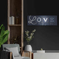 'Love the Life You Live' by Marla Rae – Metal Wall Art, 36x12 room view