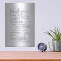 'Family Rules' by Marla Rae – Metal Wall Art, 12x16 room view