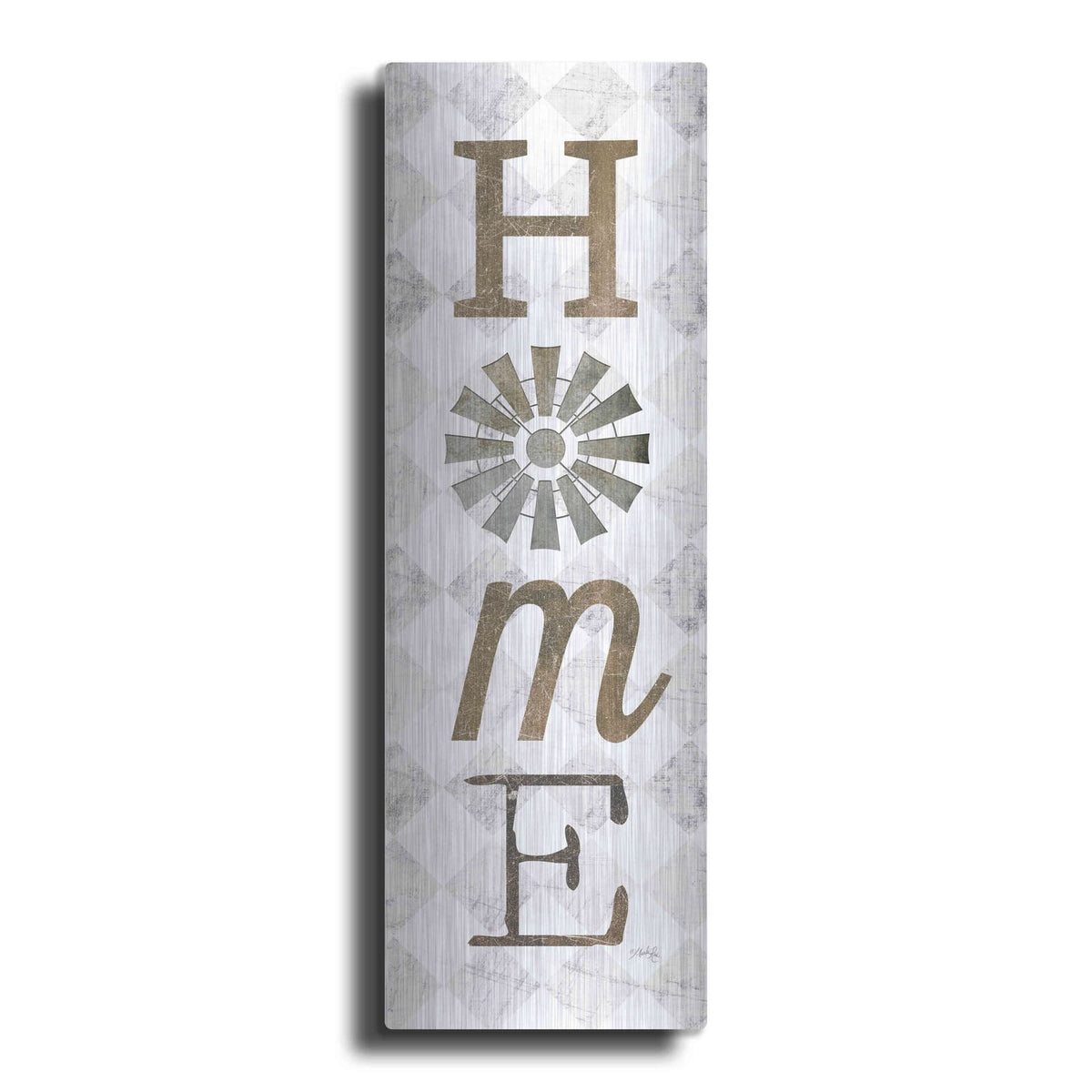 'Home with Windmill II' by Marla Rae – Metal Wall Art