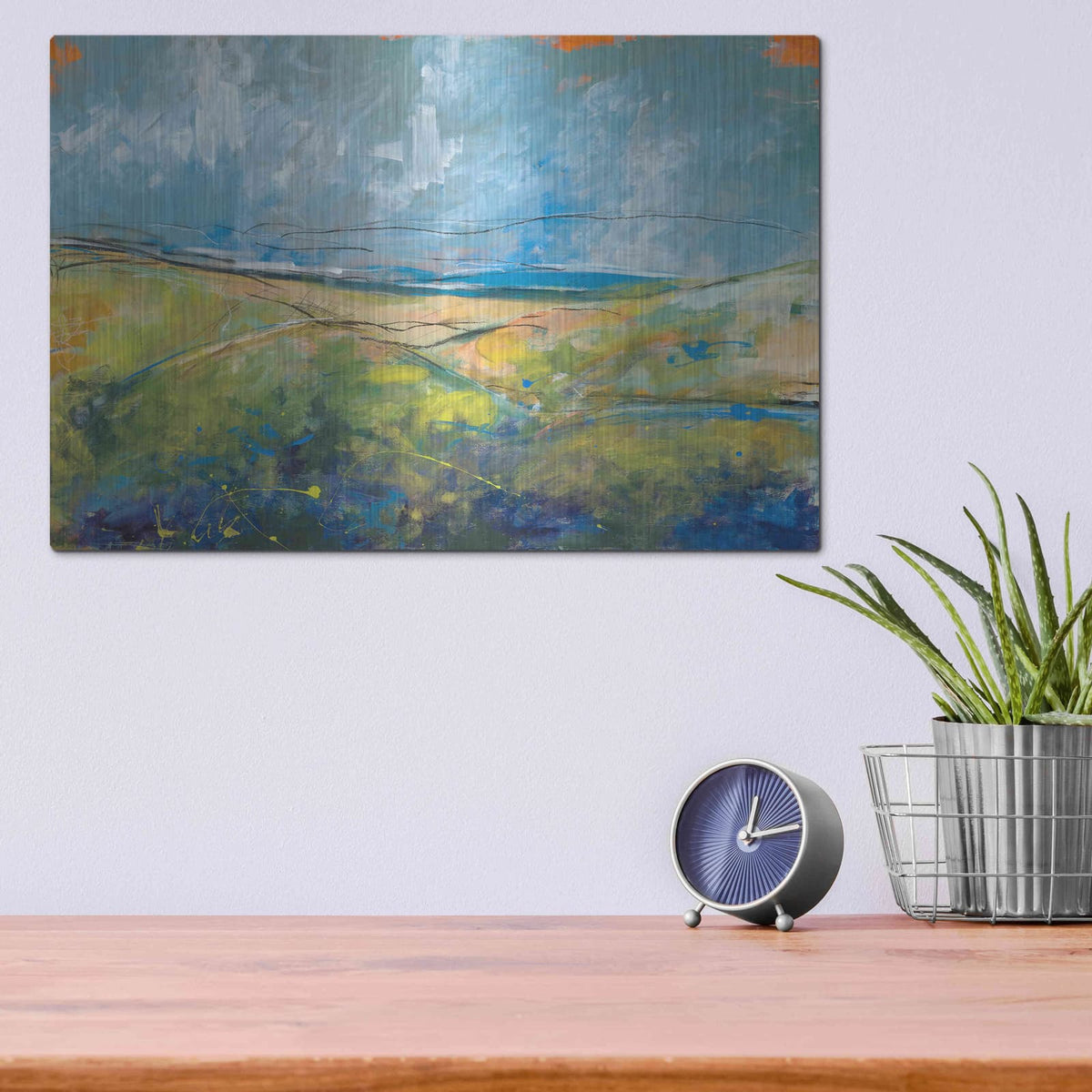 'Early Spring Days' by Jan Weiss – Metal Wall Art, 16x12 room view