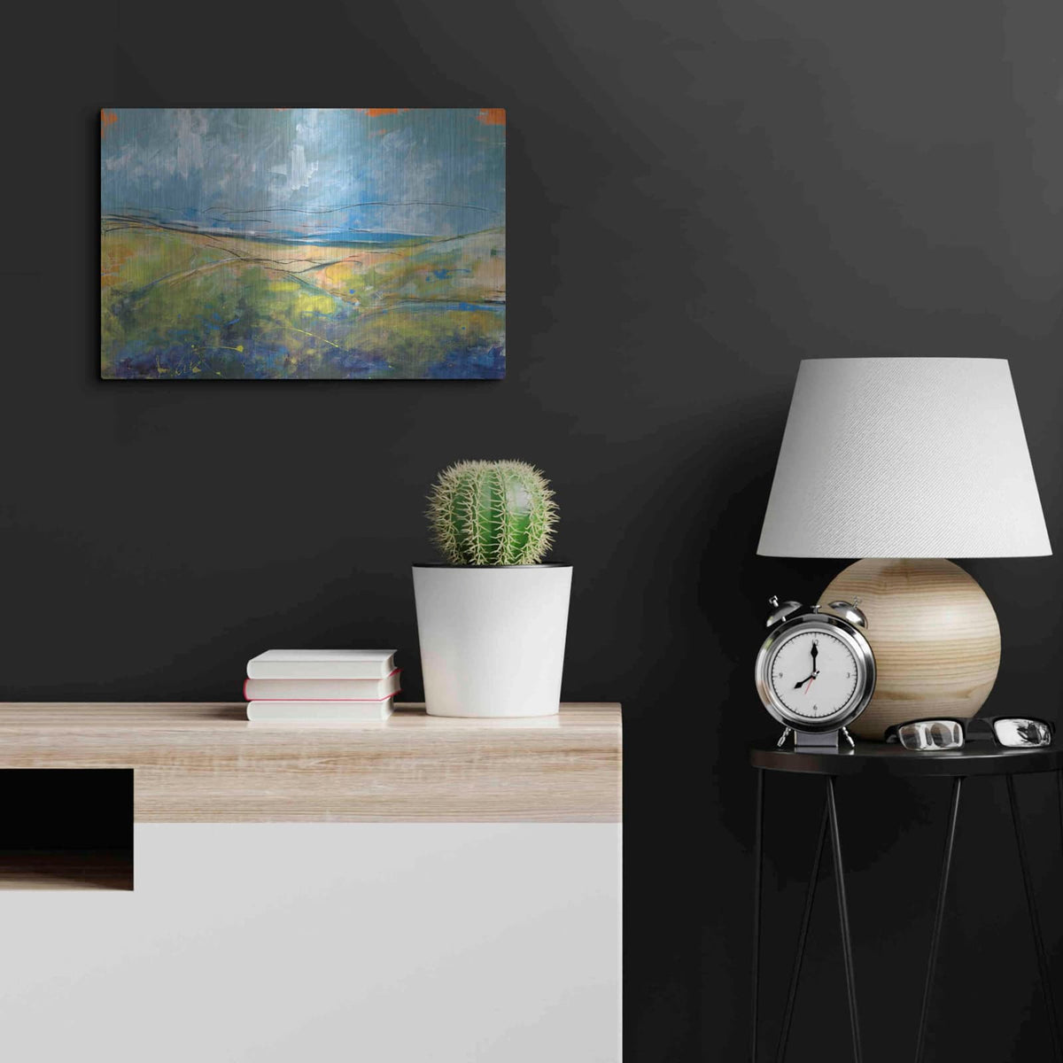 'Early Spring Days' by Jan Weiss – Metal Wall Art, 24x16 room view