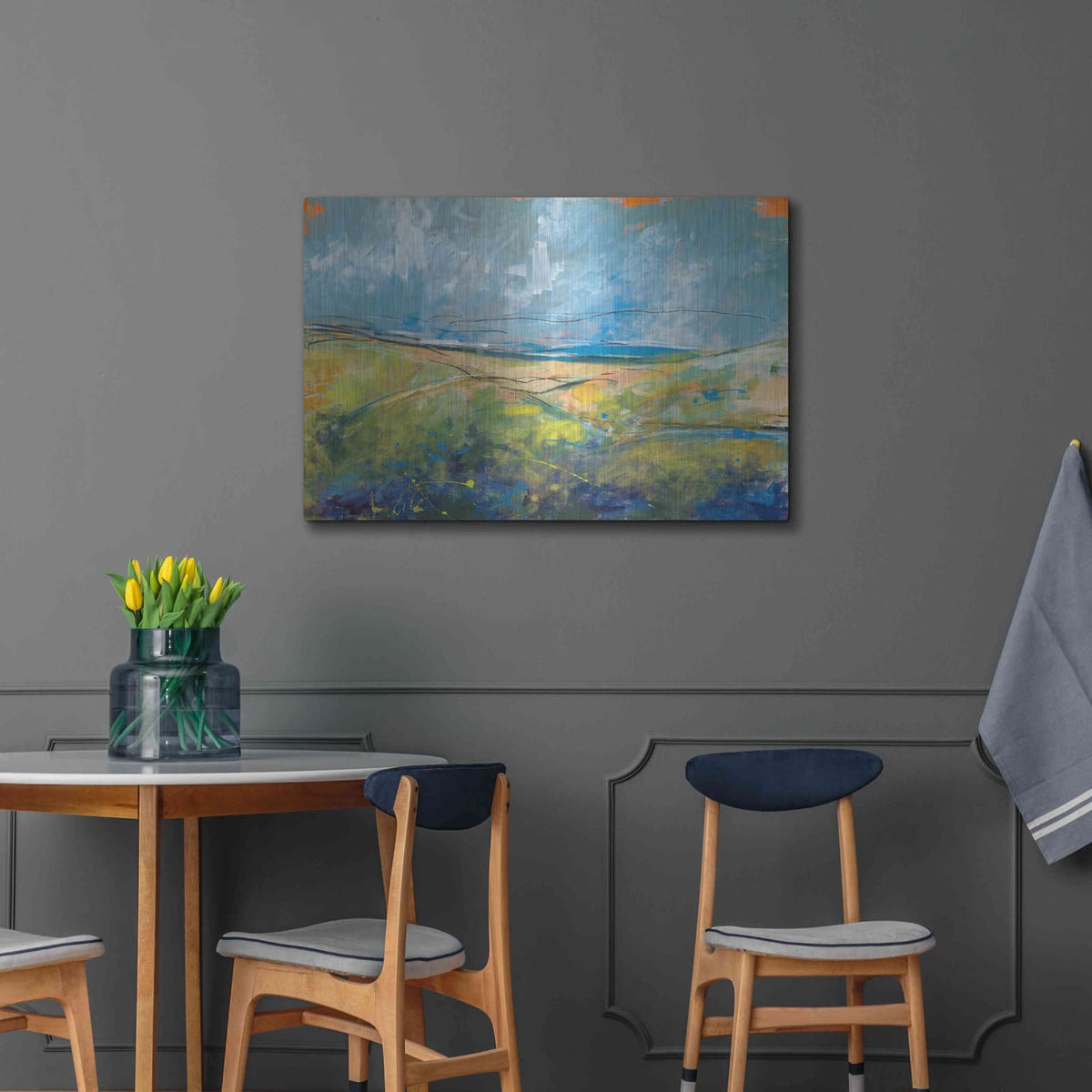 'Early Spring Days' by Jan Weiss – Metal Wall Art, 36x24 room view