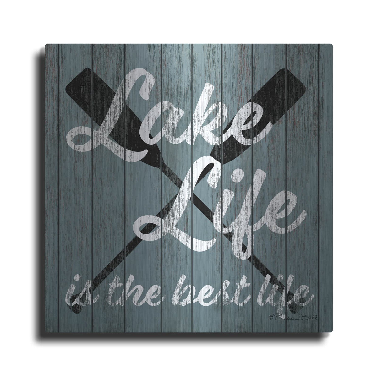 'Lake Life' by Susan Ball – Metal Wall Art