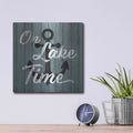 'On Lake Time' by Susan Ball – Metal Wall Art, 12x12 room view