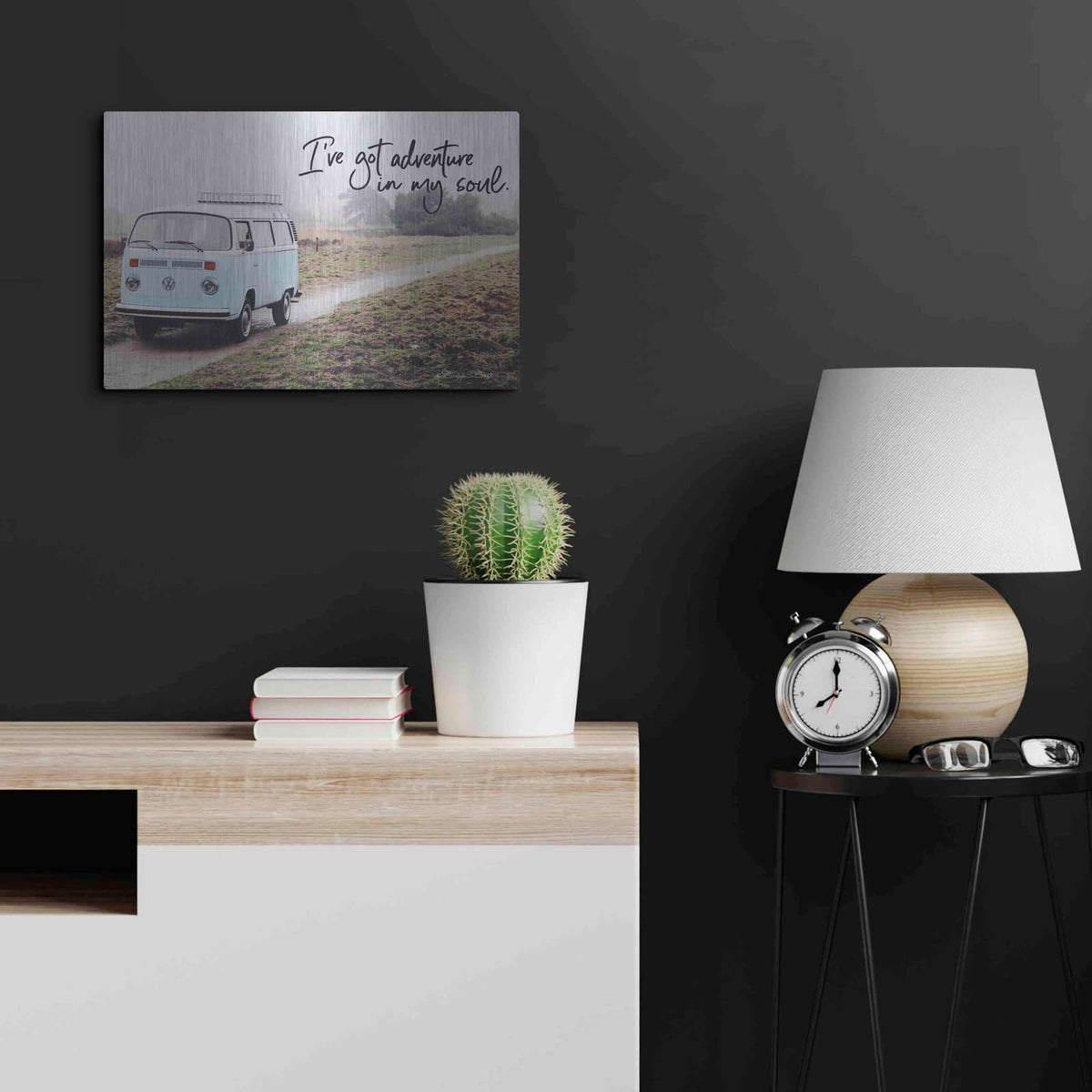 'I've Got Adventure in My Soul' by Susan Ball – Metal Wall Art, 24x16 room view