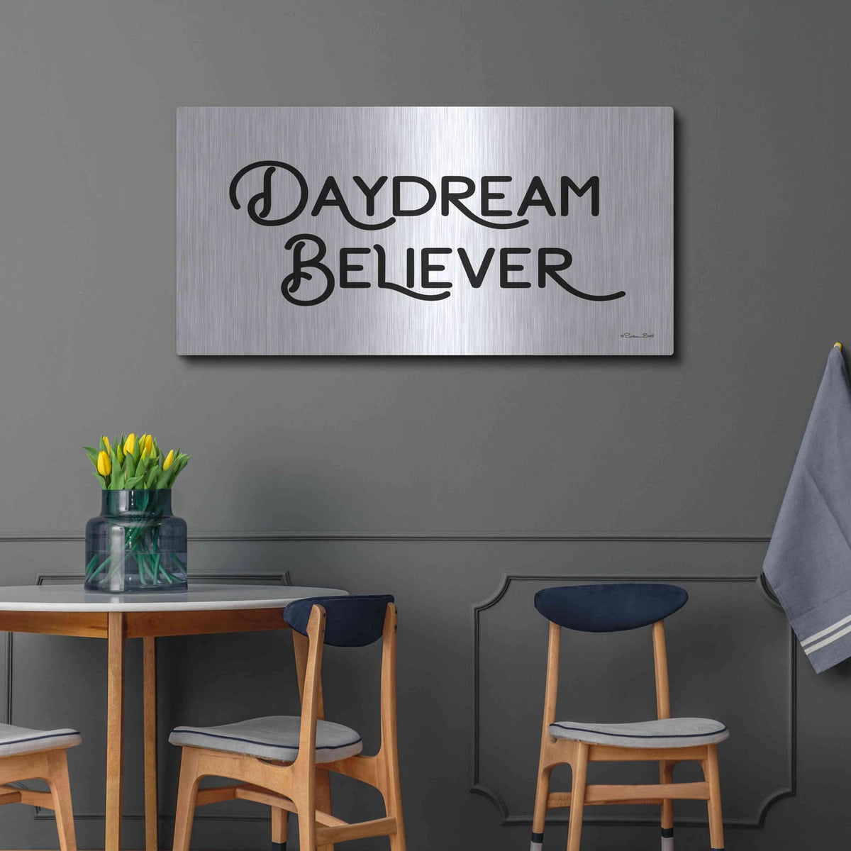 'Daydream Believer' by Susan Ball – Metal Wall Art, 48x24 room view