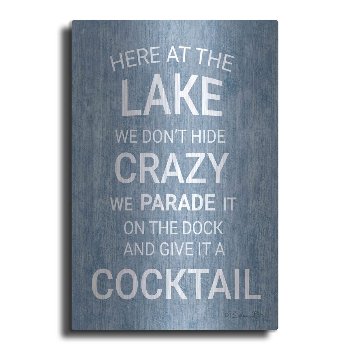 'At the Lake' by Susan Ball – Metal Wall Art