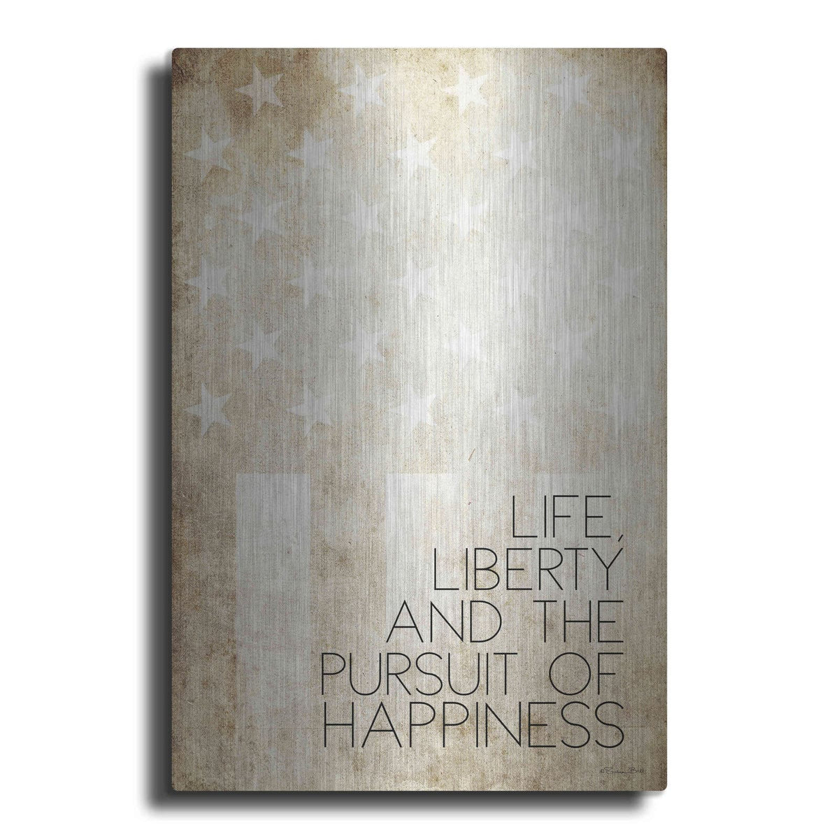 'Life, Liberty and Happiness' by Susan Ball – Metal Wall Art