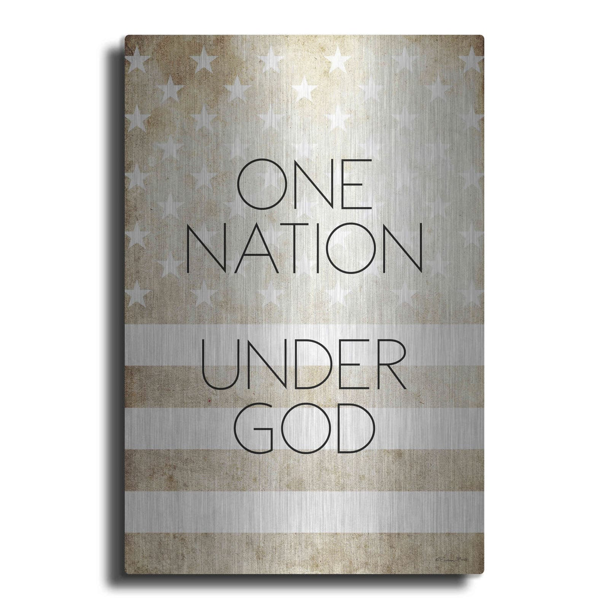 'One Nation Under God' by Susan Ball – Metal Wall Art