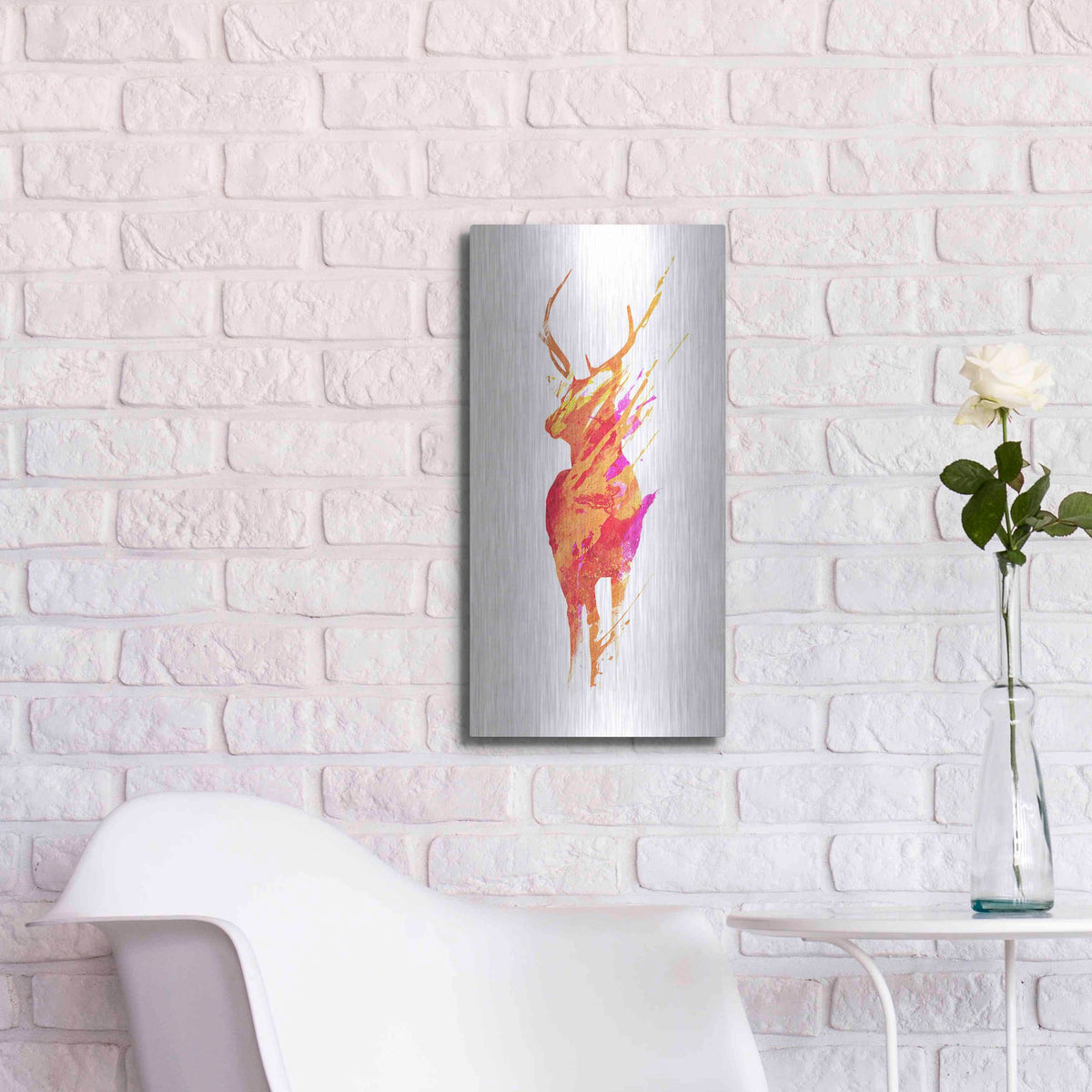 Luxe Metal Art 'On The Road Again' by Robert Farkas, Metal Wall Art,12x24