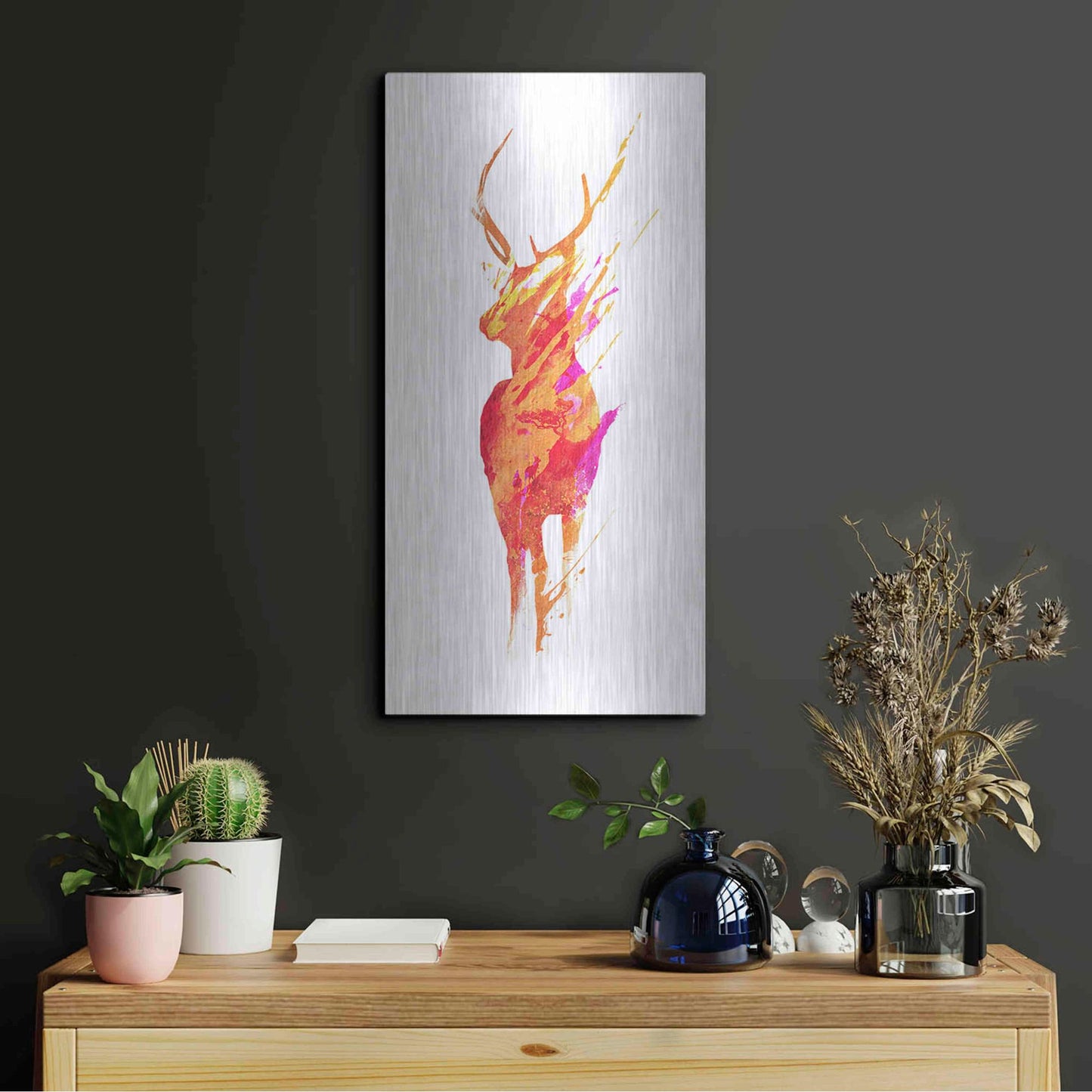 Luxe Metal Art 'On The Road Again' by Robert Farkas, Metal Wall Art,12x24
