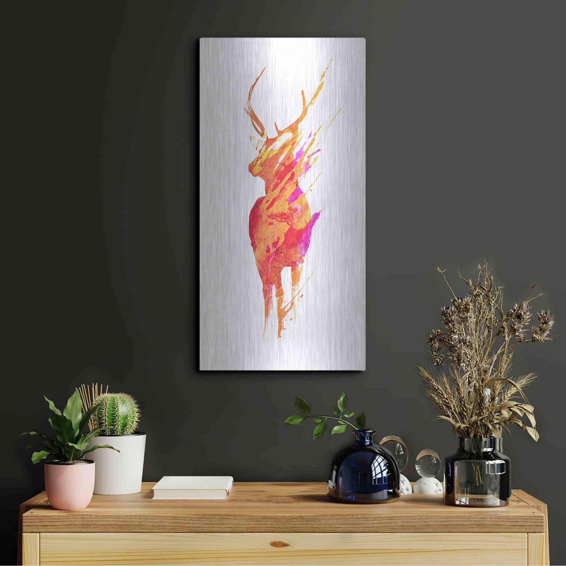 Luxe Metal Art 'On The Road Again' by Robert Farkas, Metal Wall Art,12x24
