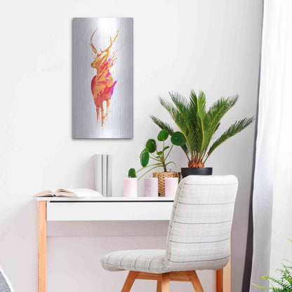 Luxe Metal Art 'On The Road Again' by Robert Farkas, Metal Wall Art,12x24