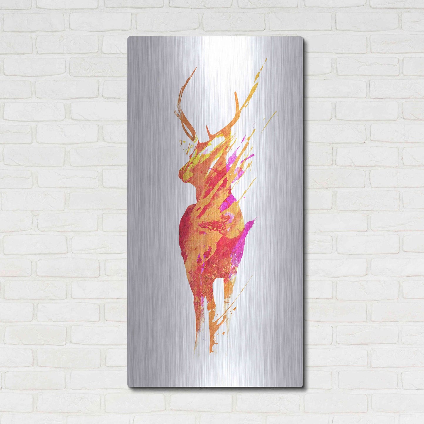 Luxe Metal Art 'On The Road Again' by Robert Farkas, Metal Wall Art,24x48