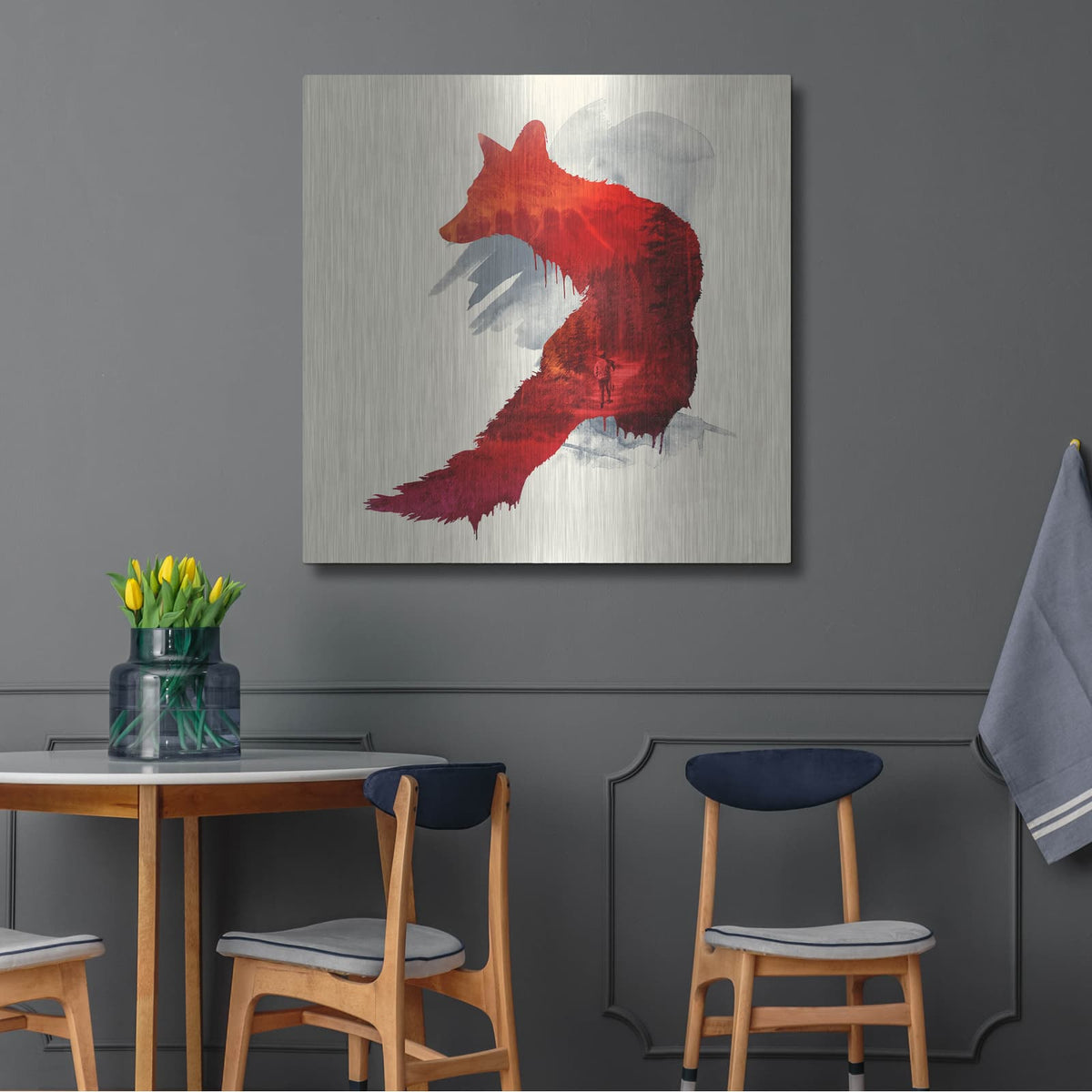 'Bad Memories' by Robert Farkas – Metal Wall Art, 36x36 room view