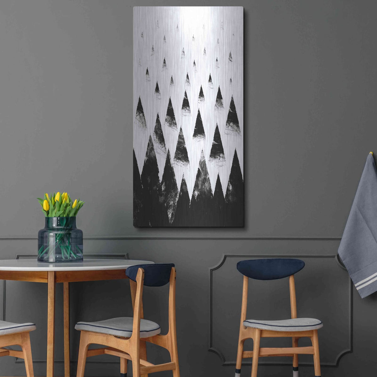 'Black Hills' by Robert Farkas – Metal Wall Art, 24x48 room view