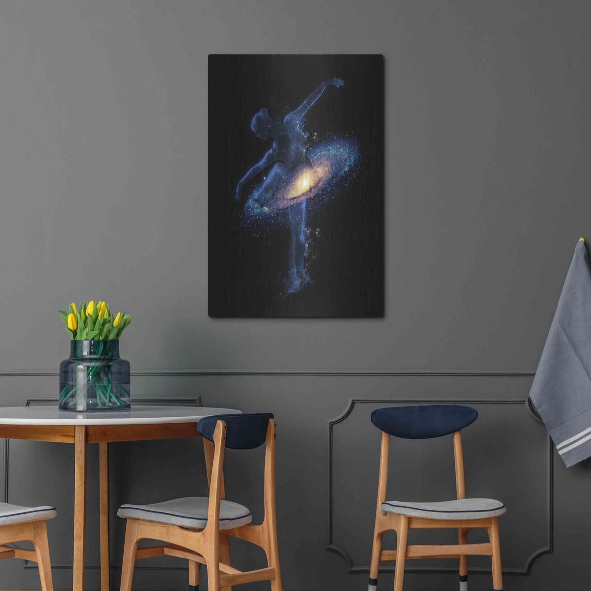 'Cosmic Dance' by Robert Farkas – Metal Wall Art, 24x36 room view