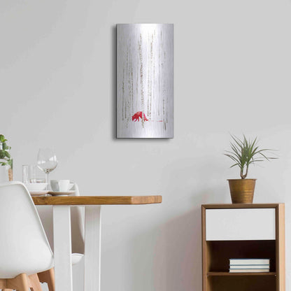 Luxe Metal Art 'There's Nowhere to Run' by Robert Farkas, Metal Wall Art,12x24