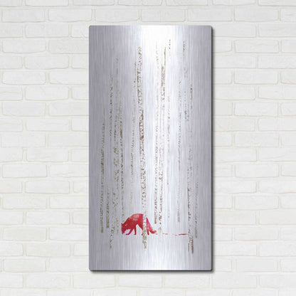 Luxe Metal Art 'There's Nowhere to Run' by Robert Farkas, Metal Wall Art,24x48