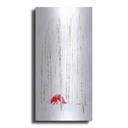 Luxe Metal Art 'There's Nowhere to Run' by Robert Farkas, Metal Wall Art
