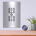 'Aztec Art II' by Seven Trees Design – Metal Wall Art, 12x16 room view