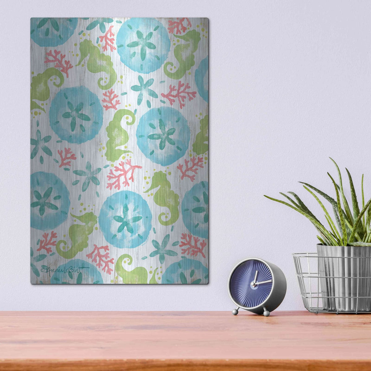 'Coastal Breeze' by Annie LaPoint – Metal Wall Art, 12x16 room view
