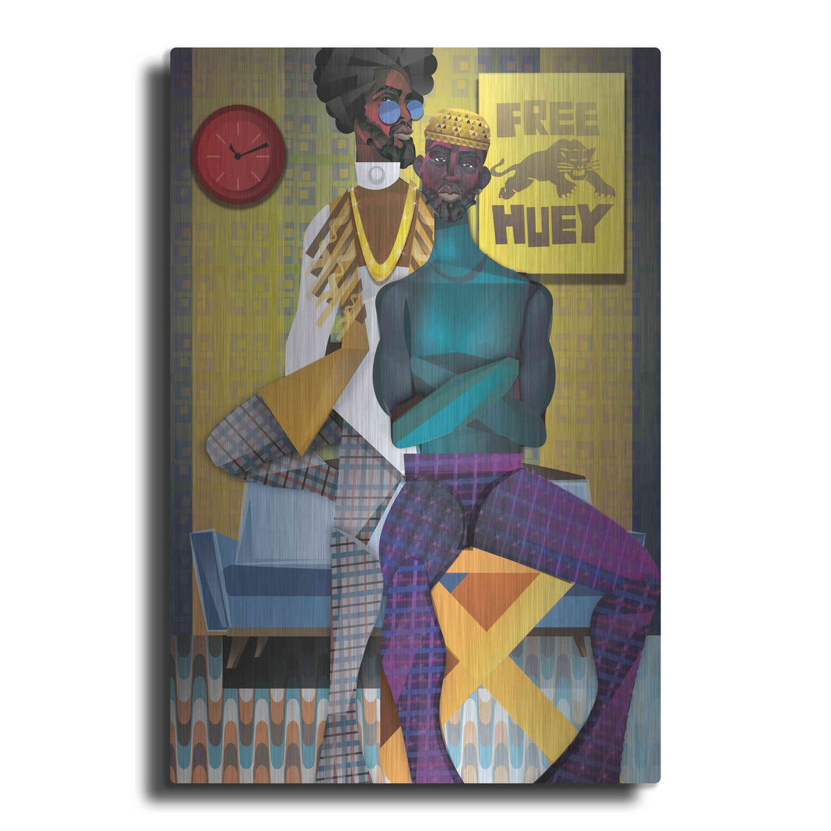 'Right On!' by Jaleel Campbell – Metal Wall Art