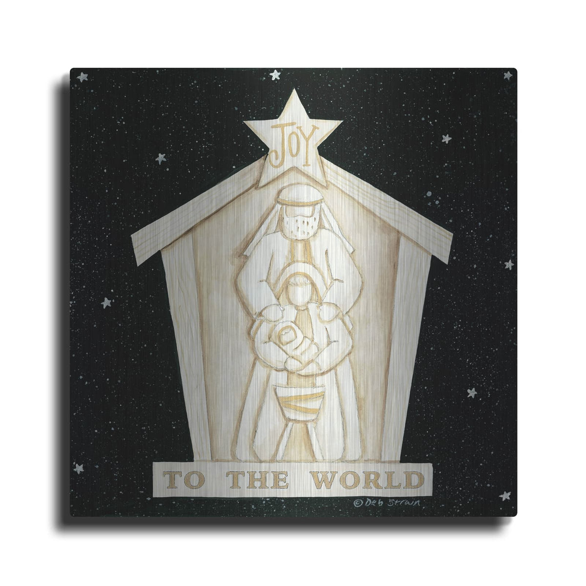 'Joy Manger' by Deb Strain – Metal Wall Art