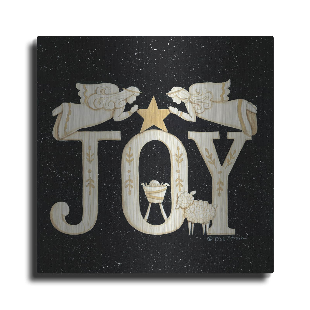 'Joy Angels' by Deb Strain – Metal Wall Art