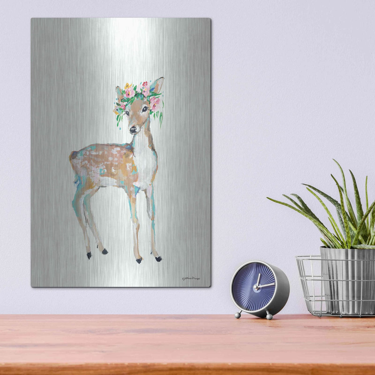 'Doe' by Jessica Mingo – Metal Wall Art, 12x16 room view
