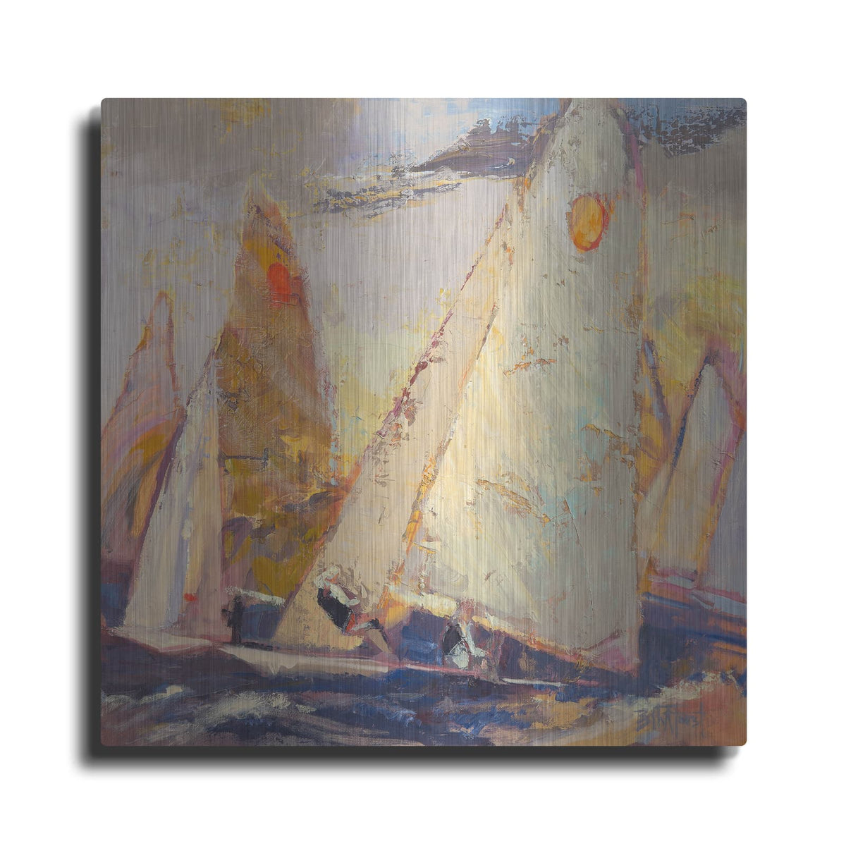 'Caramel Wind' by Beth Forst – Metal Wall Art