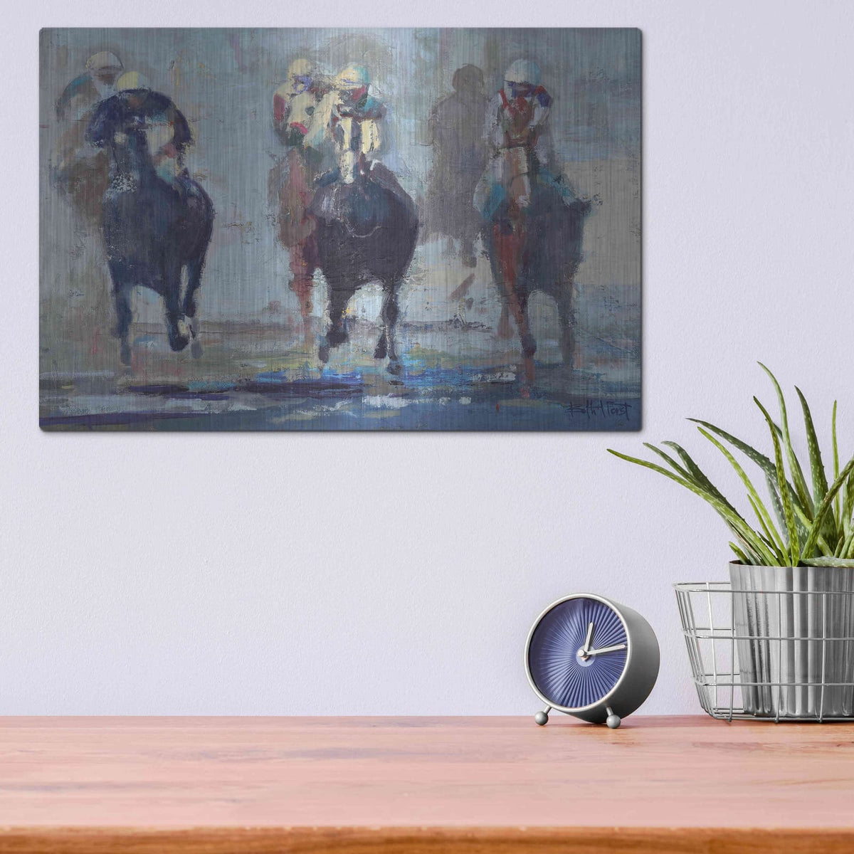 'Thunder Run' by Beth Forst – Metal Wall Art, 16x12 room view