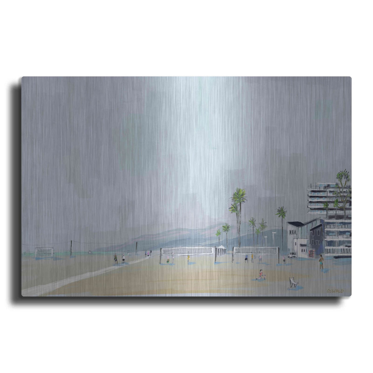 'Annenberg Beach House' by Pete Oswald – Metal Wall Art