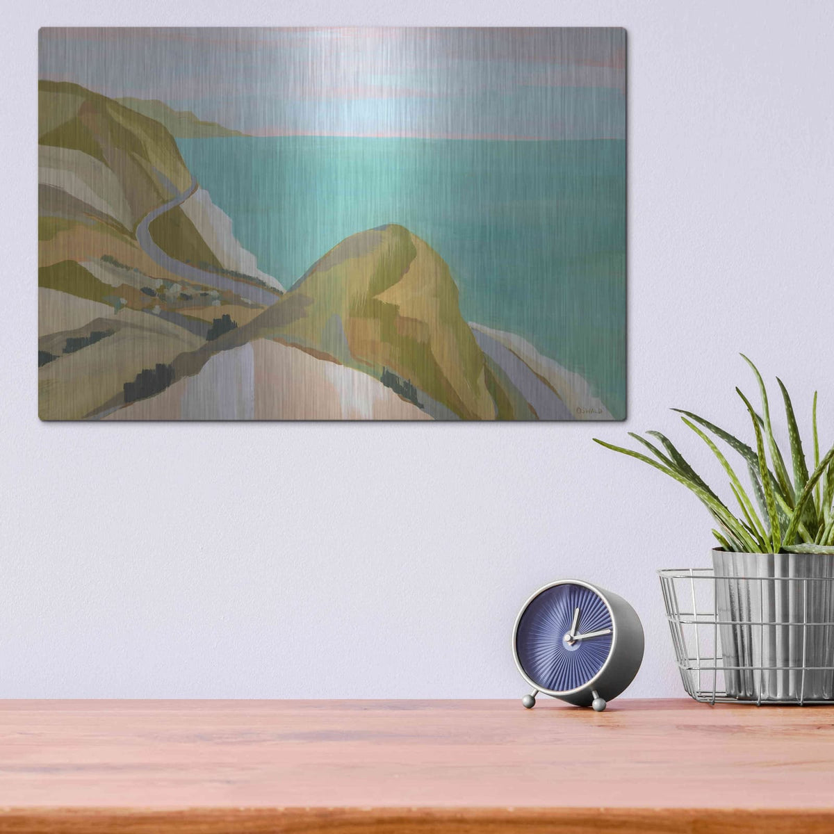 'Big Sycamore Canyon' by Pete Oswald – Metal Wall Art, 16x12 room view