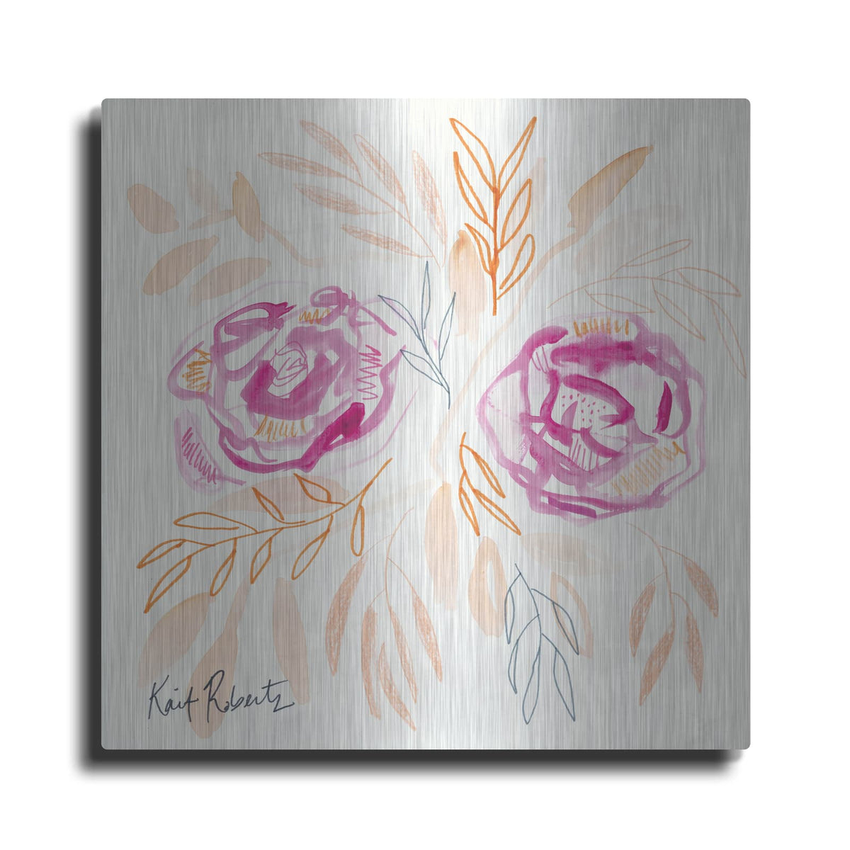 'Adore' by Kait Roberts – Metal Wall Art