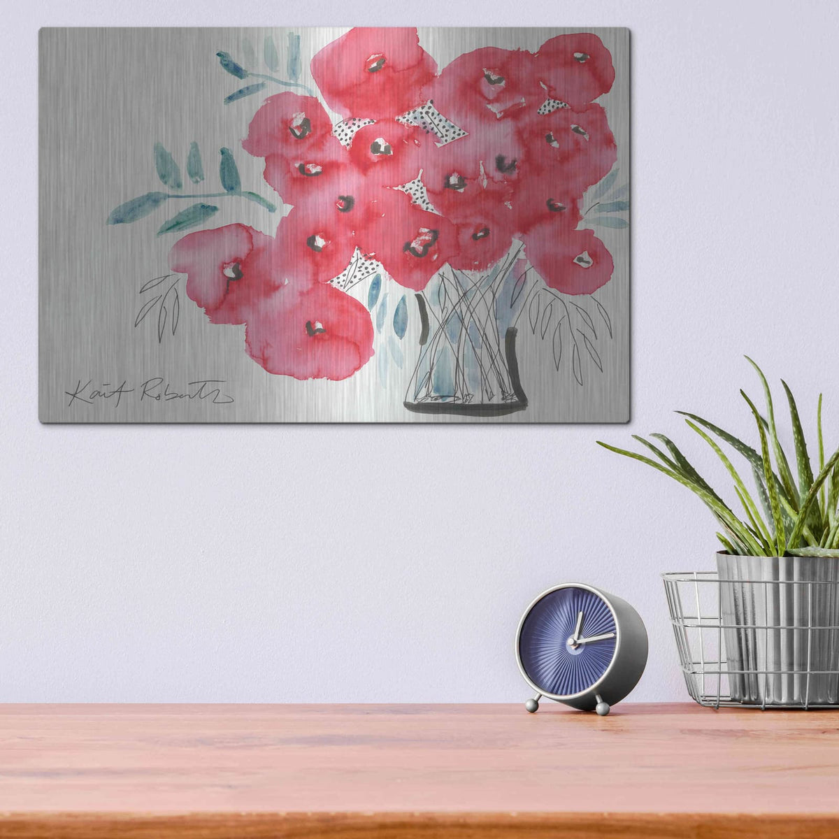 'Delighted in the Light' by Kait Roberts – Metal Wall Art, 16x12 room view