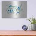 'Bountiful Blueberries from Maine' by Kait Roberts – Metal Wall Art, 16x12 room view