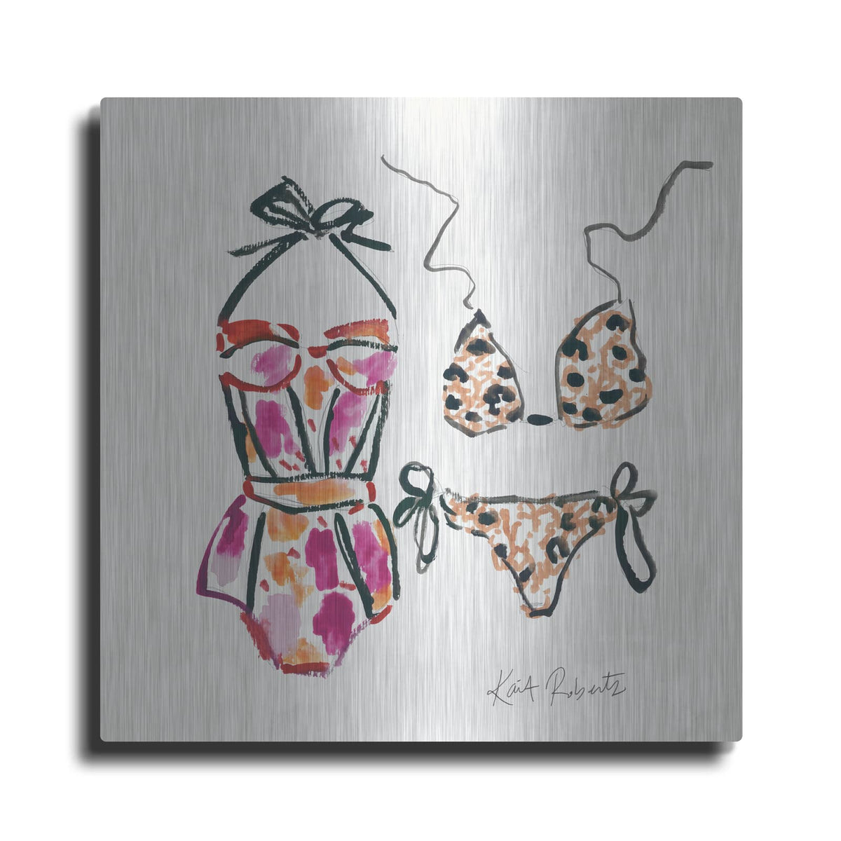 'Vacation Ready' by Kait Roberts – Metal Wall Art