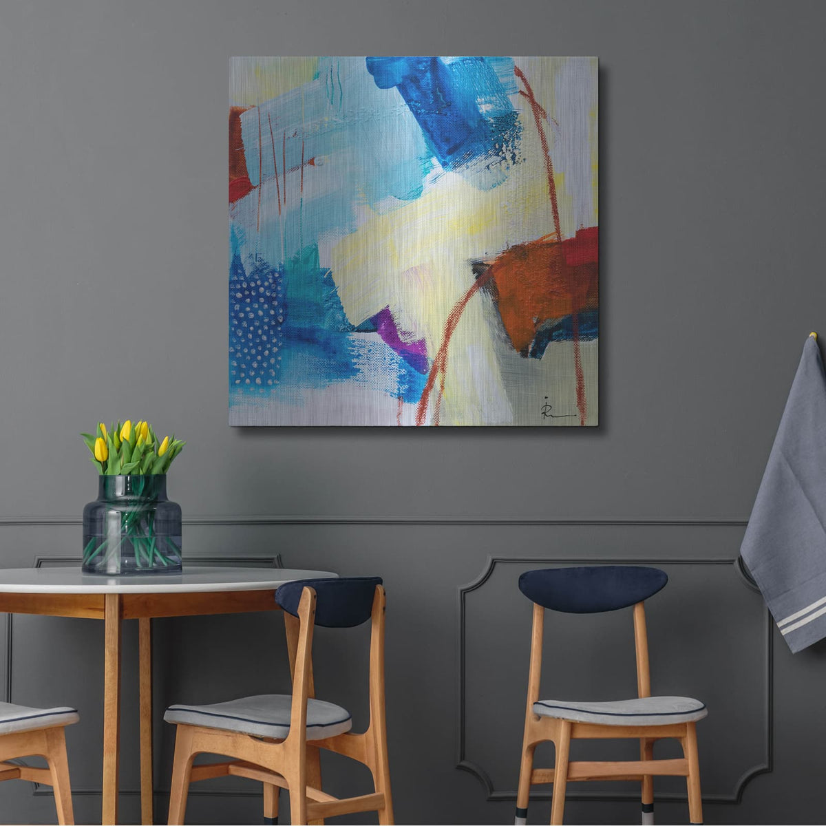 'Untitled 307' by Ira Ivanova – Metal Wall Art, 36x36 room view
