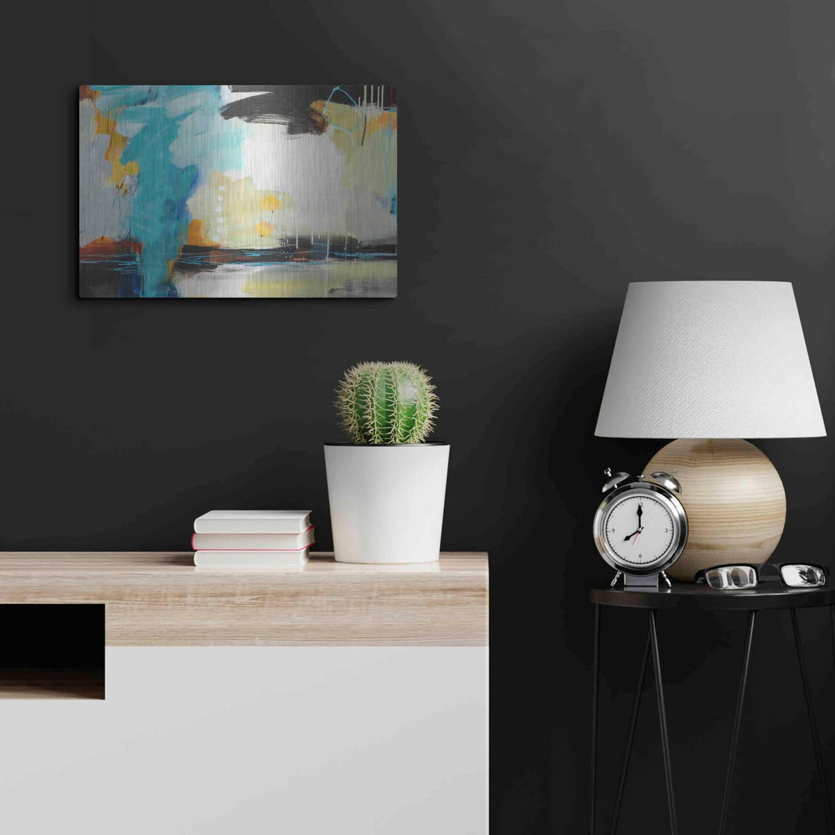 'Coast' by Ira Ivanova – Metal Wall Art, 24x16 room view