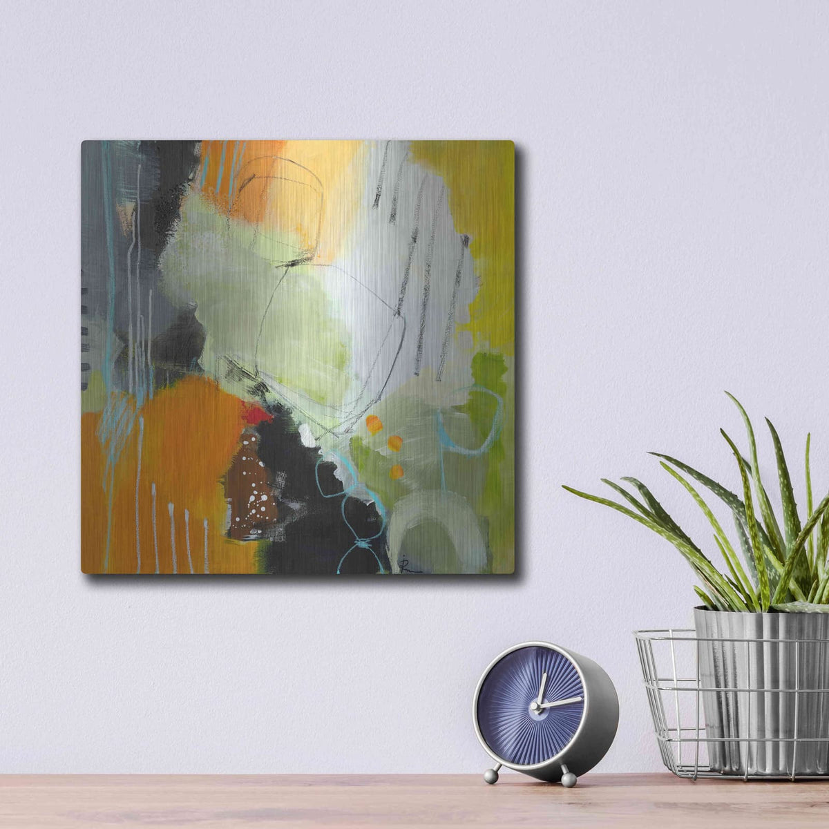 'Inspire 1' by Ira Ivanova – Metal Wall Art, 12x12 room view