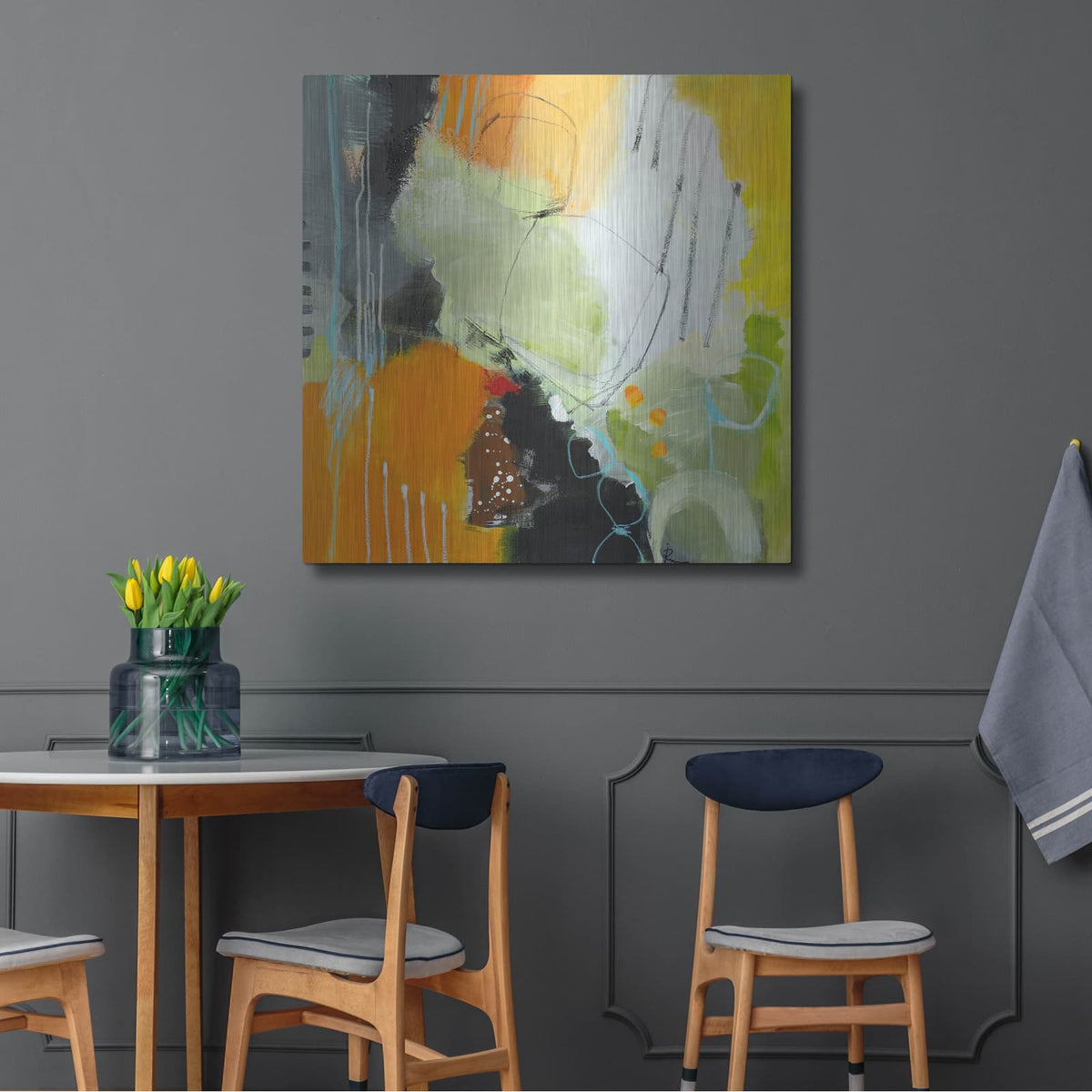 'Inspire 1' by Ira Ivanova – Metal Wall Art, 36x36 room view