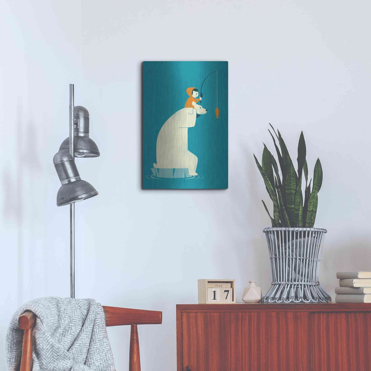 'Dinner for Two' by Jay Fleck – Metal Wall Art, 16x24 room view