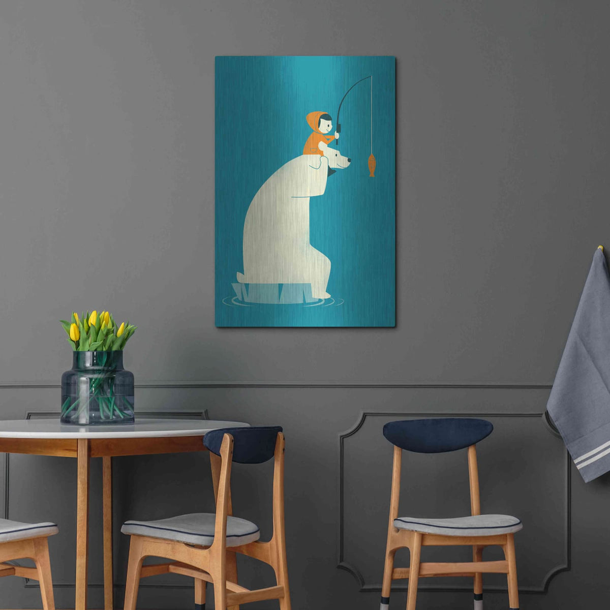 'Dinner for Two' by Jay Fleck – Metal Wall Art, 24x36 room view